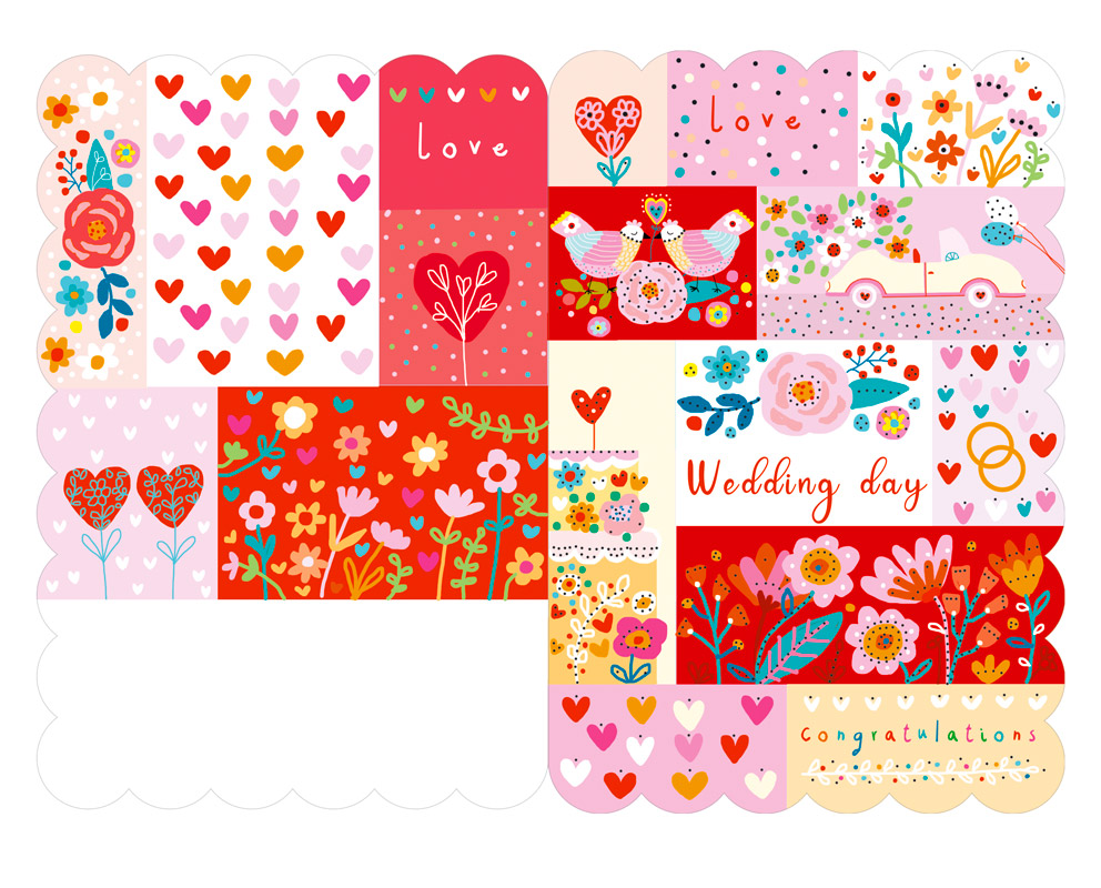 ślub, pattern, wedding design, greeting card, bohemy melody, TMS International, published by Alta Karta, designed by Marianna Jagoda