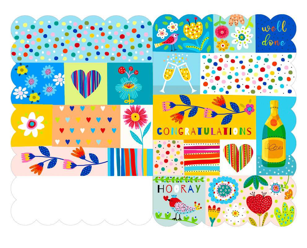 Floral design, thank you, thanksgiving, designed by Marianna Jagoda for TMS International, published by Modern Times.